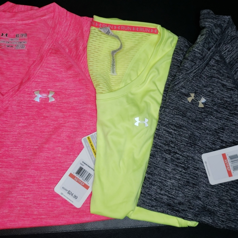 3 NWT under armour tops